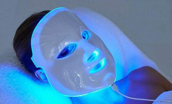 LED phototherapy treatment to combat age -related facial skin changes