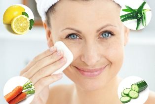 care the face skin in home recipes